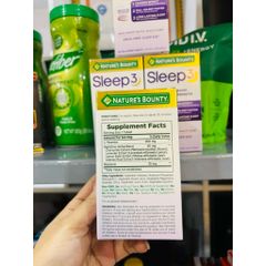 Viên Uống Ngủ Nature's Bounty 120 Viên - Thực Phẩm Chức Năng Hỗ Trợ Ngủ Ngon Giấc, Không Phải Thuốc