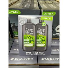 Dove Men Care Extra Fresh 946ml - Sữa Tắm 2 Trong 1 Nam Giới, Mùi Hương Nam Tính, Giữ Ẩm Và Làm Sạch Da hiệu quả