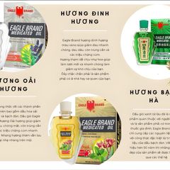 Dầu Gió Vàng Mỹ Eagle Brand 24ml - Giảm Đau, Cảm Lạnh, Hỗ Trợ Tiêu Hóa - Sản Phẩm Chăm Sóc Cá Nhân Hiệu Quả