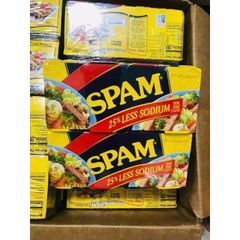 Thịt Hộp SPAM Giảm Mặn - Thực Phẩm Mỹ Ngon, Dễ Chế Biến - Tiện Lợi Cho Mọi Bữa Ăn