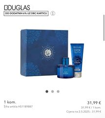 Set Nước Hoa Nam 75ml & Sữa Tắm Douglas - Hương Thơm Tươi Mát, Lịch Lãm Dành Cho Phái Mạnh