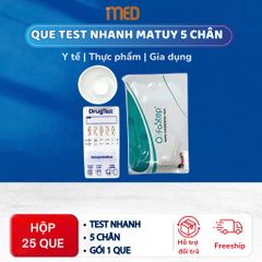 Que Test Nhanh 5 chân FaStep USA 5 Chỉ Số – Test Nhanh – Kết Quả 3–5 Phút (Che Tên SP)