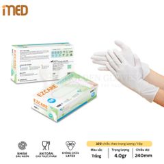 Găng Tay Nitrile VietGlove Không Bột Màu Trắng (100 Chiếc)