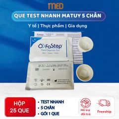 Que Test Nhanh 5 chân FaStep USA 5 Chỉ Số – Test Nhanh – Kết Quả 3–5 Phút (Che Tên SP)