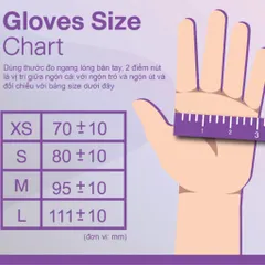 Thùng Găng Tay Cao Su Latex Có Bột Sgloves Trắng 4.8g - 10 Hộp