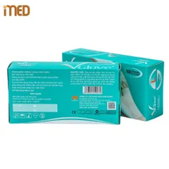 Găng Tay Y Tế Latex Có Bột VRG Màu Trắng  – Hộp 100 Chiếc