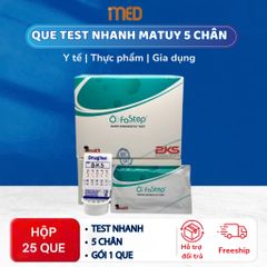 Que Test Nhanh 5 chân FaStep USA 5 Chỉ Số – Test Nhanh – Kết Quả 3–5 Phút (Che Tên SP)