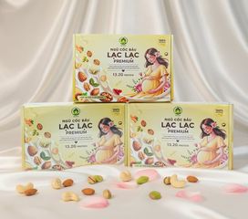 Ngũ Cốc Bầu Lạc Lạc Premium - Hỗ Trợ Dinh Dưỡng Toàn Diện Cho Bà Bầu - Hộp 30 Gói 