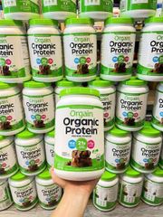 Bột Protein thực vật hữu cơ Orgain Organic Protein Socola  920g Mỹ