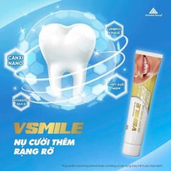 Vsmile - Combo 2 Kem đánh răng thảo dược giảm ê buốt răng, chảy máu răng,...