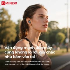 Màn hình LED Tai nghe Bluetooth MINISO MS105 Tai nghe dịch thuật AI ENC Chống ồn HIFI Tai nghe không dây 445932