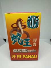  Viên Uống Snake king 505 panau HongKong tem nai nổi - Hỗ trợ lang ben, ngứa đỏ