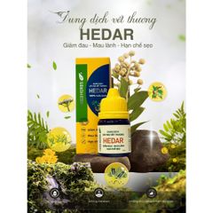 [COMBO 5 CHAI] Dung dịch dành cho vết thương HEDAR, 