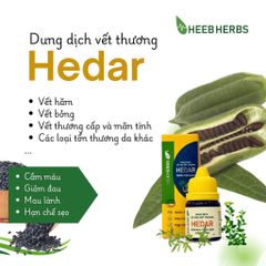 [COMBO 3 CHAI] Dung dịch Vết thương Hedar