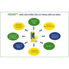[COMBO 7 CHAI] Dung dịch cầm máu - giảm đau - mau lành vết thương Hedar