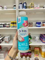Sữa Tắm St.Ives Hương Dừa 650ml - Dưỡng ẩm, Thơm Ngọt, Giúp Da Mềm Mại - Sản Phẩm Mới Cho Làn Da Tươi Sáng