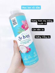 Sữa Tắm St.Ives Hương Dừa 650ml - Dưỡng ẩm, Thơm Ngọt, Giúp Da Mềm Mại - Sản Phẩm Mới Cho Làn Da Tươi Sáng