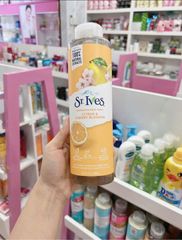 Sữa Tắm St.Ives Citrus & Cherry Blossom 650ml - Tươi Mát, Thơm Lâu, Dưỡng Ẩm Da, Hương Quả Tươi Tắn