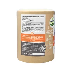 Tinh Nghệ Hữu Cơ Nat&Form 1200mg - 200 viên bổ sung sức khỏe tự nhiên, hỗ trợ tiêu hóa và làm đẹp da