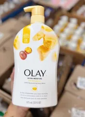 Sữa Tắm Olay Ultra Moisture Shea Butter 975ml - Dưỡng ẩm tuyệt vời, mềm mượt, phù hợp cho mọi loại da