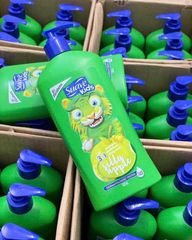 Sữa Tắm Gội Xả Suave Kids 3in1 Silly Apple 532ml - Dịu Nhẹ, Hương Táo Tươi Mát Cho Trẻ Em
