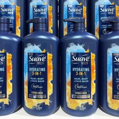 Sữa Tắm Suave Men 3in1 Hydrating 887ml - Cấp Ẩm Cho Tóc, Da Mặt, Da Cơ Thể - Sạch Thoáng, Thích Hợp Cho Nam