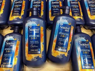 Sữa Tắm Suave Men 3in1 Hydrating 887ml - Cấp Ẩm Cho Tóc, Da Mặt, Da Cơ Thể - Sạch Thoáng, Thích Hợp Cho Nam