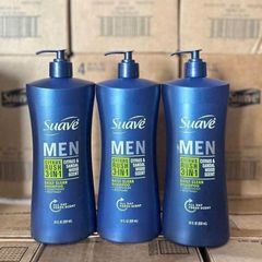 Dầu Gội Suave Men 3in1 828ml - Sạch Da Đầu, Tiện Lợi, Sản Phẩm Chăm Sóc Tóc Nam 