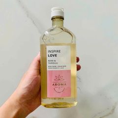 Sữa Tắm Aroma BBW Inspire Love 295ml - Hương Thơm Nữ Tính, Dịu Nhẹ, Dưỡng Ẩm Da, Quà Tặng Thích Hợp