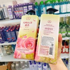 Sữa Tắm On The Body Hồng Damask 900ml - Dưỡng ẩm mềm da, hương thơm quyến rũ