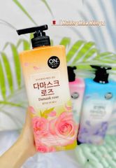 Sữa Tắm On The Body Hồng Damask 900ml - Dưỡng ẩm mềm da, hương thơm quyến rũ