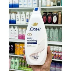 Sữa Tắm Dove Deeply Nourishing 750ml – dưỡng ẩm, mềm da