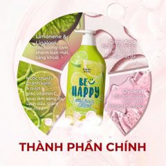 Sữa Tắm Happy Bath Lime & Citrus 900ml - Thơm Mát, Sảng Khoái, Dưỡng Ẩm Da - Sản Phẩm Chăm Sóc Da chuẩn