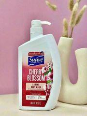 Sữa Tắm Suave Hương Hoa Anh Đào 1000ml - Dưỡng Ẩm Mềm Mịn, Tươi Mát Da