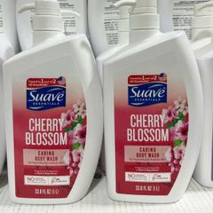 Sữa Tắm Suave Hương Hoa Anh Đào 1000ml - Dưỡng Ẩm Mềm Mịn, Tươi Mát Da
