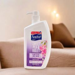 Sữa Tắm Suave Sweet Pea & Violet 1000ml - Hương Hoa Ngọt Ngào, Làm Sạch Dịu Nhẹ cho Da Mềm Mại
