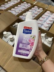 Sữa Tắm Suave Sweet Pea & Violet 1000ml - Hương Hoa Ngọt Ngào, Làm Sạch Dịu Nhẹ cho Da Mềm Mại