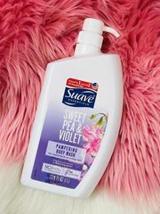 Sữa Tắm Suave Sweet Pea & Violet 1000ml - Hương Hoa Ngọt Ngào, Làm Sạch Dịu Nhẹ cho Da Mềm Mại