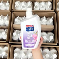 Sữa Tắm Suave Sweet Pea & Violet 1000ml - Hương Hoa Ngọt Ngào, Làm Sạch Dịu Nhẹ cho Da Mềm Mại