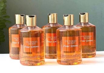 Sữa Tắm Victoria's Secret Amber Romance 250ml - Gel Nước Hoa Hương Ngọt Ấm Quyến Rũ, Dưỡng Ẩm và Làm Sạch Da