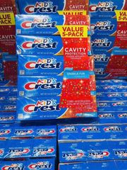 Set 5 Kem Đánh Răng Trẻ Em Crest Value (5 Cây) – Bảo Vệ Răng Miệng, Ngừa Sâu Răng An Toàn Cho Bé