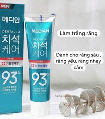KDR – Kem Đánh Răng Median Dental IQ Original 93% (Xanh Lá) – sạch sâu, giảm mảng bám