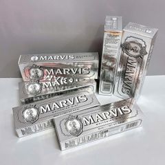 Kem Đánh Răng Marvis Whitening Mint 85ml - Trắng Sáng Răng, Hương Bạc Hà Tươi Mát - Sản Phẩm Chăm Sóc Răng Miệng Cao Cấp