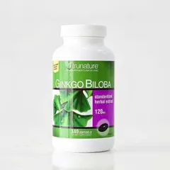 Viên uống bổ não Trunature Ginkgo Biloba 120mg - Hỗ trợ trí nhớ và tập trung, 340 viên