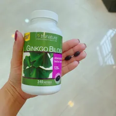 Viên uống bổ não Trunature Ginkgo Biloba 120mg - Hỗ trợ trí nhớ và tập trung, 340 viên