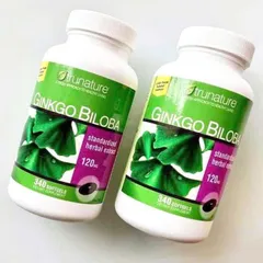 Viên uống bổ não Trunature Ginkgo Biloba 120mg - Hỗ trợ trí nhớ và tập trung, 340 viên