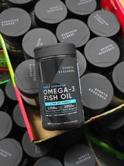 Viên uống Omega 3 Fish Oil Sports Research Triple Strength - Tốt cho tim mạch và hỗ trợ chức năng não bộ