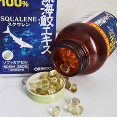 Viên Uống Sụn Vi Cá Orihiro Squalene 360 Viên - Bổ Xương Khớp, Tăng Cường Sức Đề Kháng Tự Nhiên