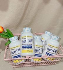Viên Uống Trắng Da Ivory Caps - Công Thức Tăng Cường Sắc Da 60 Viên, Giúp Trắng Da và Tăng Cường Sức Khỏe