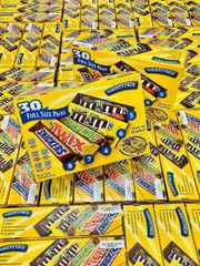 Bánh kẹo Socola M&M Mars Variety Pack 30 thanh 1.52kg - Hương vị ngọt ngào, đa dạng cho tín đồ chocolate